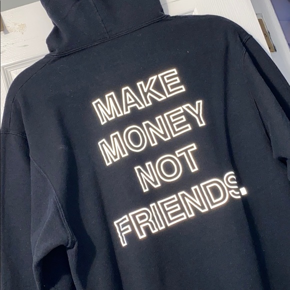 Other - MAKE MONEY NOT FRIENDS Reflective Hoodie